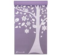 ProsourceFit Tree of Life Yoga Mat 3/16" (5mm) Thick Workout Surface with Exclusive Printed Designs for Stylish Comfort, Stability, and Balance; Non-Slip Option for Yoga and Pilates