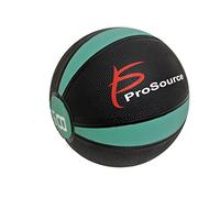 ProsourceFit Weighted Rubber Medicine Ball for Full Body Workouts, 8 lb