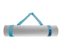 ProsourceFit Yoga Mat Carrying Sling, Easy Adjustable Carry Strap 60” Long Cotton, Aqua