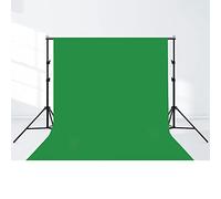 prOsPeQtG Supporto per fondale, con Tessuto in Mussola Chromakey, 2x3m e 3x3m, Multicolore for Studio(Green,3x3m)