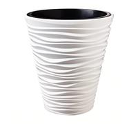 Prosper Plast dbsa300-s449 29.5 x 33 cm Sabbia Flowerpot - Bianco (Pezzi)