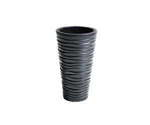 Prosper Plast dpsa350-s433 34.9 x 61.9 cm Sand Slim Flowerpot - Antracite (Pezzi)