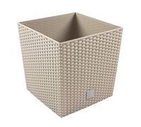 Fioriera vaso da fiori effetto rattan 4 colori molti grandi incl. inserto