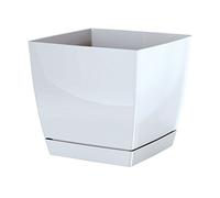 Prosper Plast dukp210-s449 21 x 21 x 19.2 cm "Coubi vaso da fiori - bianco