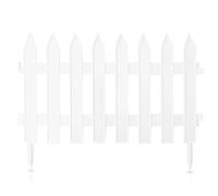 Prosper Plast IPLSU-S449 - Recinzione da Giardino Classica, 32,2 x 35 cm, Colore: Bianco