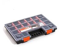 Prosper PLAST scatola NERO coperchio trasparente Organizer, 1 pezzi, nors Family nors14
