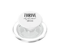 Prosperare Non Solo Sopravvivere Giovanni 10:10 Passaggio della Bibbia Cristiana PopSockets PopGrip per MagSafe