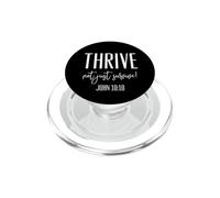 Prosperare Non Solo Sopravvivere Giovanni 10:10 Passaggio della Bibbia Cristiana PopSockets PopGrip per MagSafe