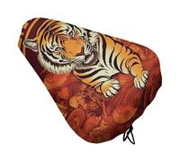 Prosperity in the Year of The Tiger - Coprisedile per bicicletta con coulisse, impermeabile, protezione solare e antipolvere, unisex, per mountain bike