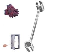 Prosperousk Door Hinge Adjustment Tool, 8-19mm & 19-25mm Hinges Gap Adjusting Wrench, Heavy Duty Door Hinge Repair Tool, for Residential,fire Security Doors, Easy Repair (8-19mm)