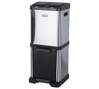 Prosperplast 32L Cubo di riciclaggio ecologico 3 scomparti