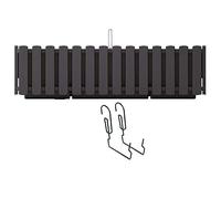 Prosperplast Boardee Fencycase DDEF600W-S433 Balconiera balcone box con Sospensione Sistema di Irrigazione Fioriera (Antracite, 580 mm)