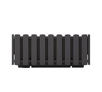 Prosperplast Boardee Fencycase Fioriera per Balcone Balconiera Vaso per Interni ed Esterni Resistente (Antracite, 380 mm)