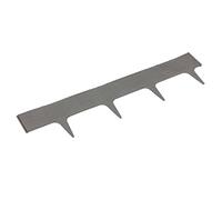 Prosperplast Border Creded "Ibwi" per il giardino di plastica 390 x 390 x 18,65 cm in colore grigio