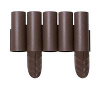 STACCIONATA BORDURA PALISADE PLUS IN RESINA FINITURA LEGNO CM25 MT2,4 8PZ