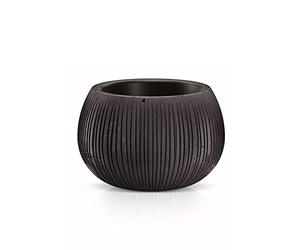 Prosperplast Bowl BETON CON serbatoio in colore cemento nero 19,5 (altezza) x 29 (larghezza) x 29 (profondità) cm
