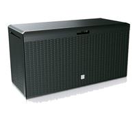 Prosperplast Boxe Rato Plus Gartenbox Aufbewarung Aufbewahrungsbox Rattan 290L Tarrase (Anthrazit)