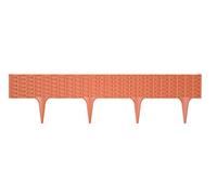 Prosperplast Creded BorderPlast "IBRA" per giardino in plastica 390 x 390 x 18,65 cm nel colore della terracotta