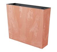 Prosperplast Fioriera per balcone urbi Case Beton Effect, con serbatoio, dimensioni (mm) 580 x 180 x 498, colore: Terracotta