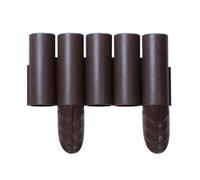 STACCIONATA BORDURA PALISADE PLUS IN RESINA FINITURA LEGNO CM25 MT2,4 8PZ