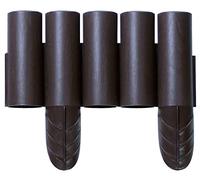 STACCIONATA BORDURA PALISADE PLUS IN RESINA FINITURA LEGNO CM25 MT2,4 8PZ
