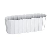 Prosperplast Jardinera per Balcón Bochee Basic 7.9l., Dimensioni (mm) 587x144x130, colore bianco