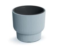 Prosperplast Milly DBMLR - Vaso da fiori, 29,9 cm, colore: Grigio chiaro