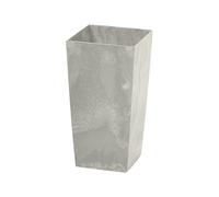 Prosperplast Plant URBI SQUARE BETON EFFETTO 7,2L con serbatoio e dimensioni 170x170x325 in colore cemento per decorazioni interne ed esterne