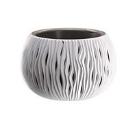 Prosperplast Bowl Plastic Sandy con serbatoio in bianco, 19,5 (alto) x 29 (largo) x 29 (profondo) cm