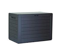 Prosperplast Scatola da Giardino Multifunzione Woodebox (190L, Antracite)
