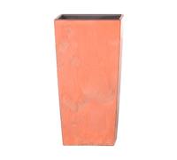 Prosperplast Tall Pot 91.5 L Terracotta in plastica effetto quadrato Urbi