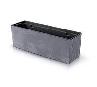 PROSPERPLAST URBI Case Beton Effetto, con deposito, dimensioni (mm) 580x180x195, colore Marengo