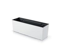 Prosperplast Vaso Urbi Case con vaso interno per interni/esterni rettangolare 77x23,5x24,6 cm bianco