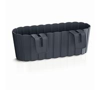 Prosperplast Vaso Fioriera Con Ganci Diversi Colori (Antracite)