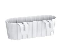 Prosperplast Vaso Fioriera Con Ganci Diversi Colori (Bianco)