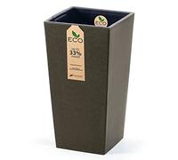 Prosperplast Vaso quadrato, con serbatoio, 29,5 x 29,5 x 55 cm, capacità 14 litri.