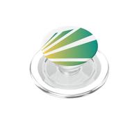 Prospettiva Gradiente Giallo Verde Strisce Ottiche PopSockets PopGrip per MagSafe