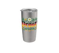 Prost Bandiera della Germania Oktoberfest Patrimonio bavarese Bicchiere termico in acciaio inox doppia parete