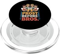 Prost Before Bros Funny Oktoberfest Group Beer Drinking PopSockets PopGrip per MagSafe
