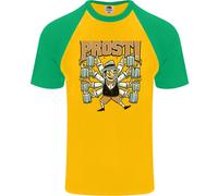 Prost T-Shirt Da Baseball S/S Per Uomo Oktoberfest Birra
