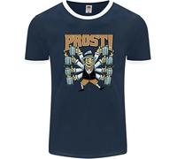 Prost T-Shirt Ringer Oktoberfest Birra Uomo FotL