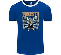 Prost T-Shirt Ringer Oktoberfest Birra Uomo FotL
