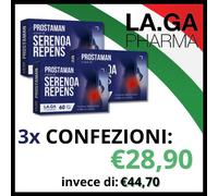 PROSTAMAN Serenoa repens [3PCS], prostata integratore sawpalmetto LAGA boswellia