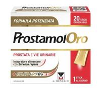 Prostamol Oro 20 Stick Orosolubili - Integratore Per La Prostata E Le Vie Urinarie