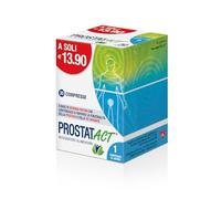 Prostat Act, Integratore Alimentare che Contribuisce a Favorire la Funzionalità della Prostata e delle Vie Urinarie, a Base di Serenoa Repens, 1 Confezione da 30 Compresse