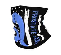 Prostate Cancer Awareness Protezione del Viso Stampato Scaldacollo Elastico Sciarpa al Collo per Donna Adulto Outdoor 26X30CM