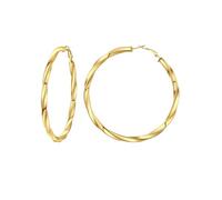 PROSTEEL 80MM Oro Orecchini Donna Orecchini a Cerchio Vuoto Orecchini Oversize Y2K Colonna di Torsione Pendolarismo Vacanza Festa Orecchini Combinazioni di Impilamento