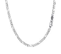 PROSTEEL Catenina da Uomo Argento 925 Collana Cubana Argento 925 Collane Argento Uomo 925 Larghezza 3 mm, Lunghezza 60 cm