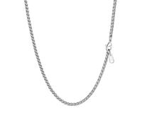 PROSTEEL Collana Uomo Donna Catena Grano Catena Ricambio per Pendente, Larga 3 mm, 45CM Lunghezza, Acciaio Inossidabile, Argento (Confezione Regalo)