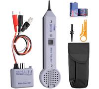 Proster Cercafase per Cavi e Cavi Telefonici Kit Generatore di Tono 200PE Tracciamento Cavi Preciso e Sicuro Kit Traccia Cavi e Generatore di Tono